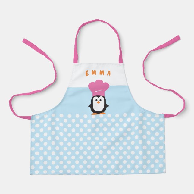 Personalized Penguin Apron (Front)
