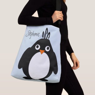 Personalized Penguin Design Crossbody Bag