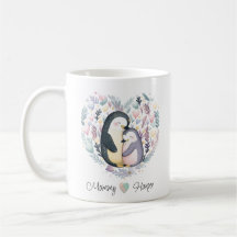 Personalized Penguin Love Mug