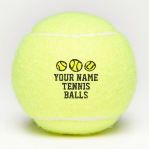 Personalized Penn tennis balls in can