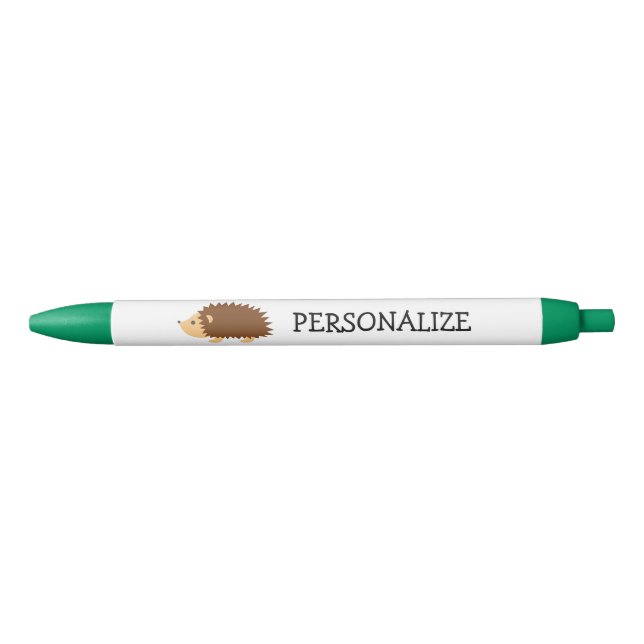 Personalized pens for kids with hedgehog design (Front)