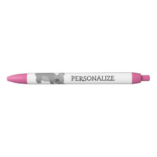 Personalized pens for kids with koala bear design