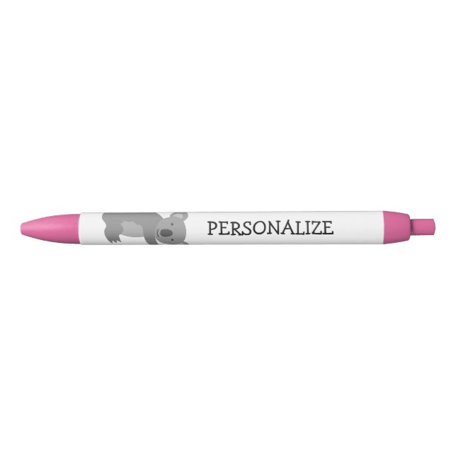 Personalized pens for kids with koala bear design (Front)