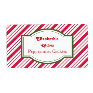 Personalized Peppermint Labels