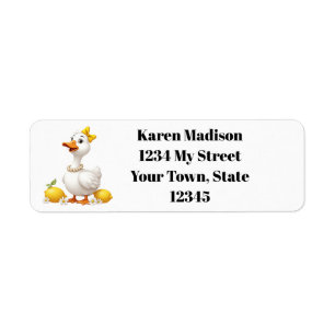 Personalized Peppy Goose