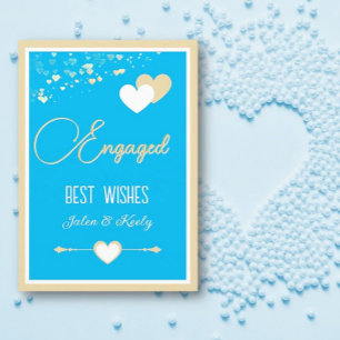 Personalized! Perfect Couples Engagement Card