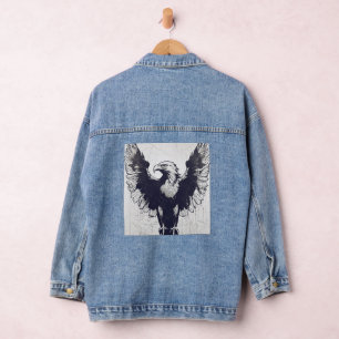 Personalized Perfection: Custom Women's Denim Jack Denim Jacket
