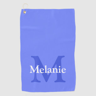 Personalized Periwinkle Golf Towel