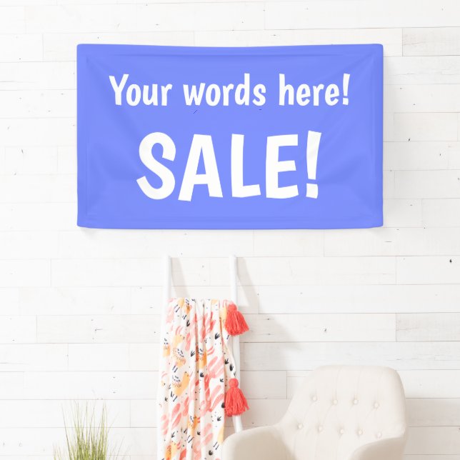 Personalized Periwinkle Sale Banner (Insitu)
