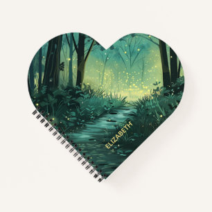 Personalized Personalized Fairy Light Forest  Notebook