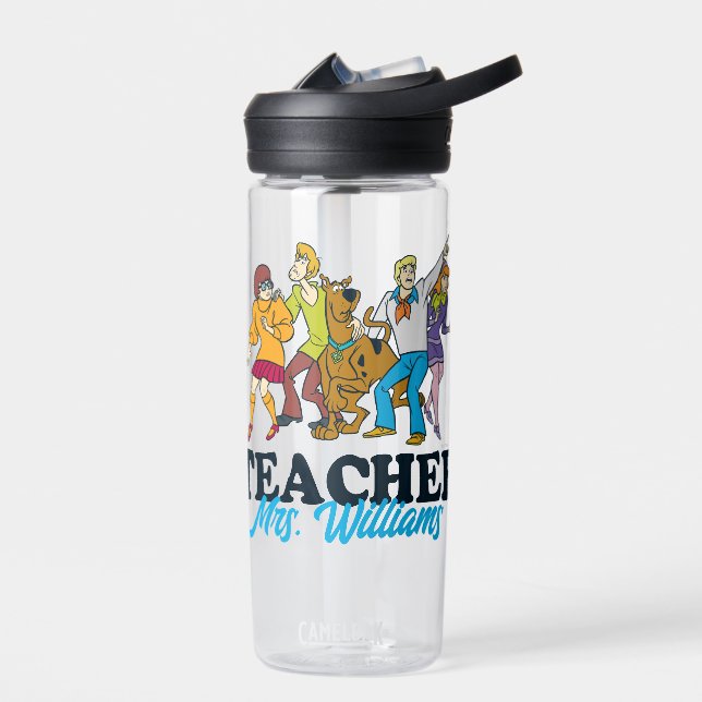 Personalized | Personalized | Whole Gang Teacher Water Bottle (Left)