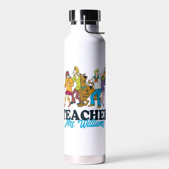 Personalized | Personalized | Whole Gang Teacher Water Bottle (Left)