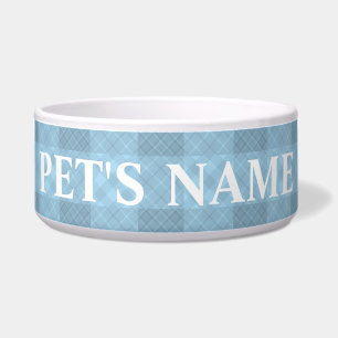 Personalized Pet Blue Bowls