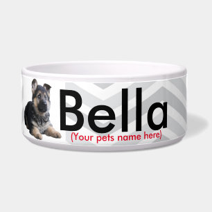 Personalized Pet Bowl/German Shepard