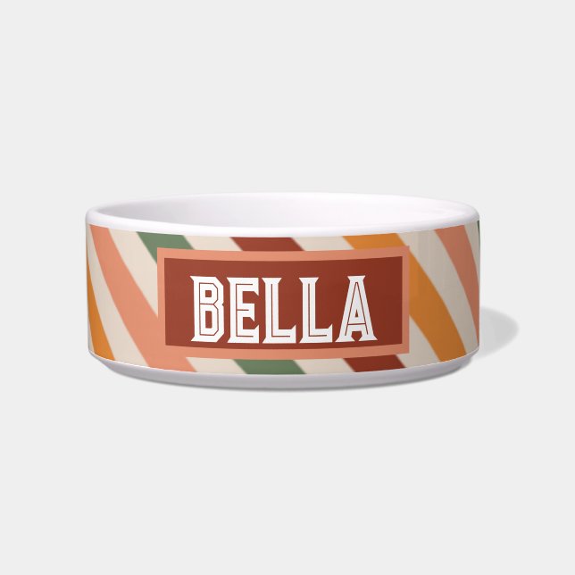 Personalized Pet Bowl with Name (Front)