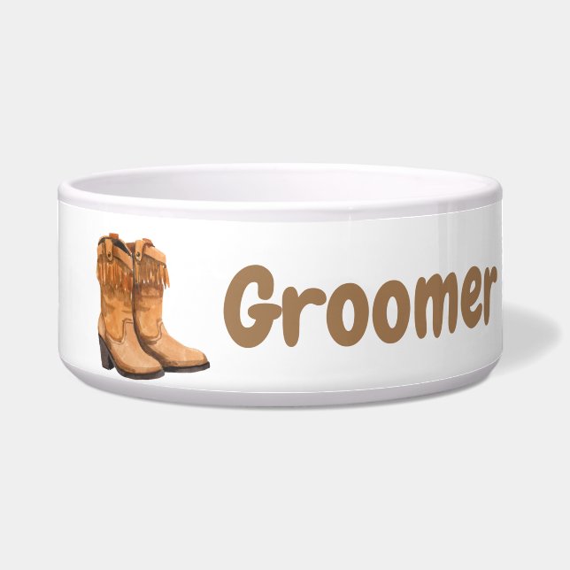 Personalized Pet Bowls Summer Country Wedding Rust (Front)