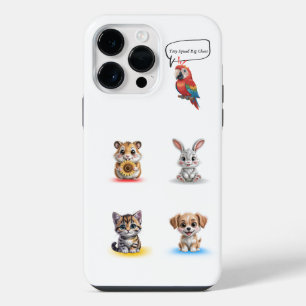 Personalized Pet Case Add Funny Text Cute Animal