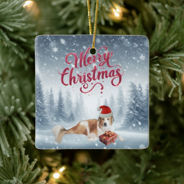 Personalized Pet Ceramic Ornament (Tree)
