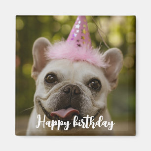 Personalized pet dog birthday Magnet