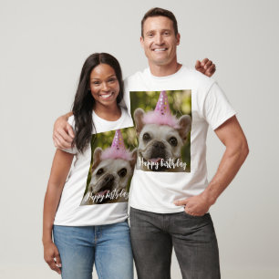  Personalized pet dog birthday  T-Shirt
