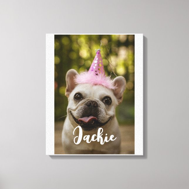  Personalized pet dog Canvas Print (Front)