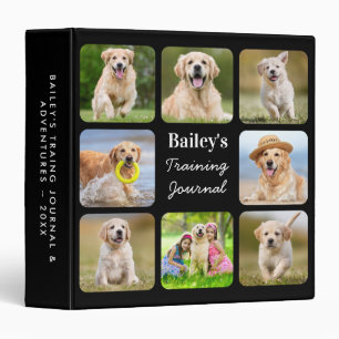 Personalized Pet Dog Lover 11 Photo Collage Binder