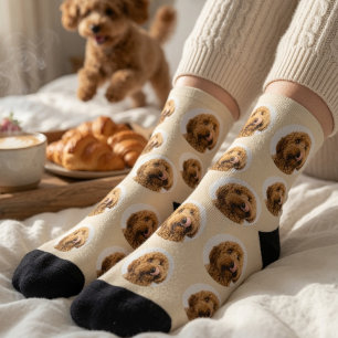 Personalized Pet Face Socks Custom Dog Photo