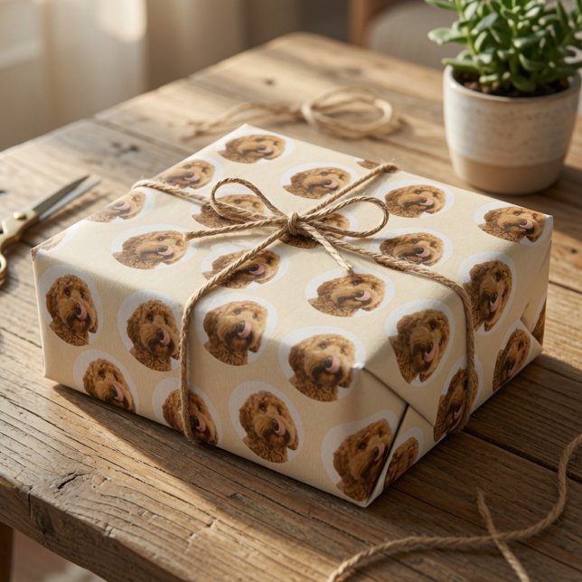 Personalized Pet Face Wrapping Paper | Custom Dog  (Creator Uploaded)
