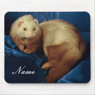 Personalized Pet Ferret Mouse Pad
