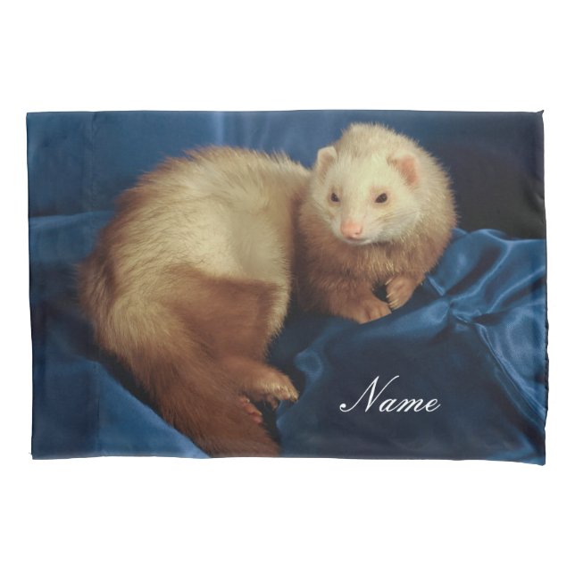 Personalized Pet Ferret Pillowcase (Front)