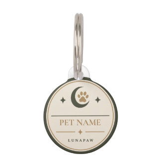 Personalized Pet ID Tag – Custom Dog & Cat Name Ta