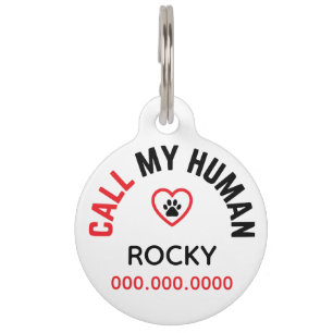 Personalized Pet ID Tag with Phone Number