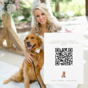 Personalized Pet Image Wedding RSVP Card