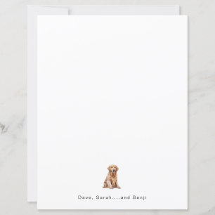 Personalized Pet Included Stationery