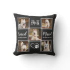 Personalized Pet Loss 5 Photo Collage Dog Memorial