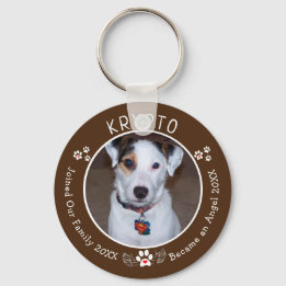 Personalized Pet Loss - Custom Dog Memorial Keychain