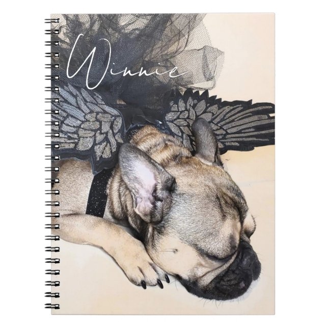 Personalized Pet Lover Dog Photo Notebook (Front)