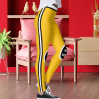 Personalized Pet Mama Yellow Black White Striped