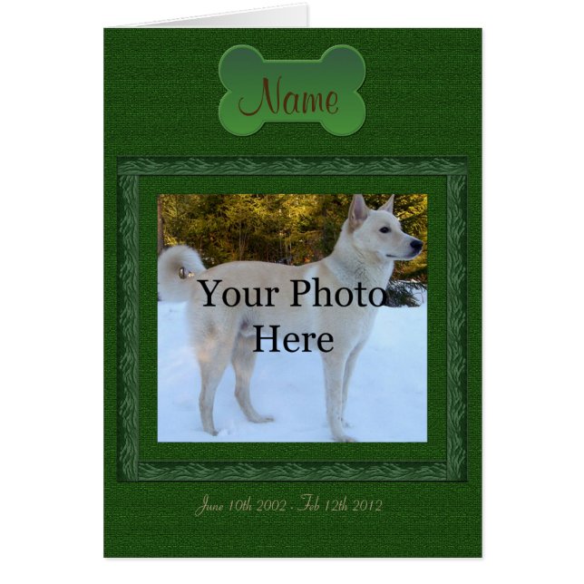Personalized Pet Memorial (Front)