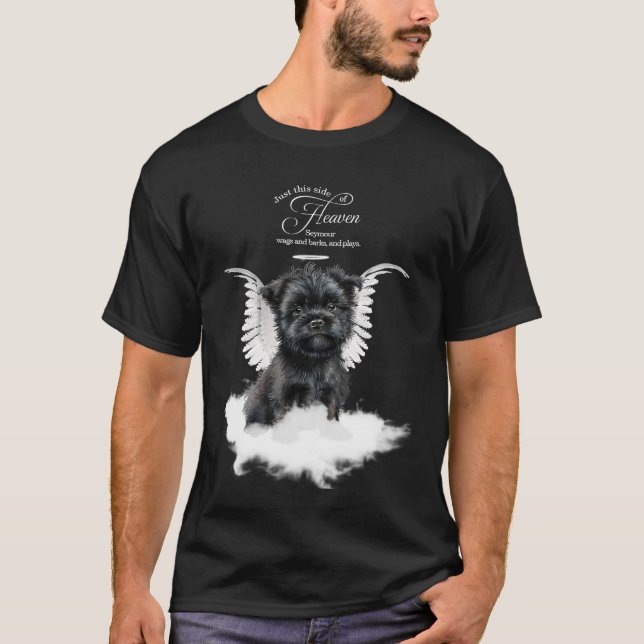 Personalized Pet Memorial Affenpinscher Dog T-Shirt (Front)
