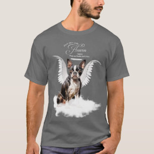 Personalized Pet Memorial Boston Terrier Dog T-Shirt