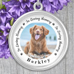 Personalized Pet Memorial Custom Dog Photo  Silver Plated Necklace<br><div class="desc">Honour your best friend with a custom photo memorial necklace . This unique pet memorials keepsake is the perfect gift for yourself, family or friends to pay tribute to your loved one. We hope your dog memorial photo necklace will bring you peace, joy and happy memories. Quote "In Loving Memory"....</div>