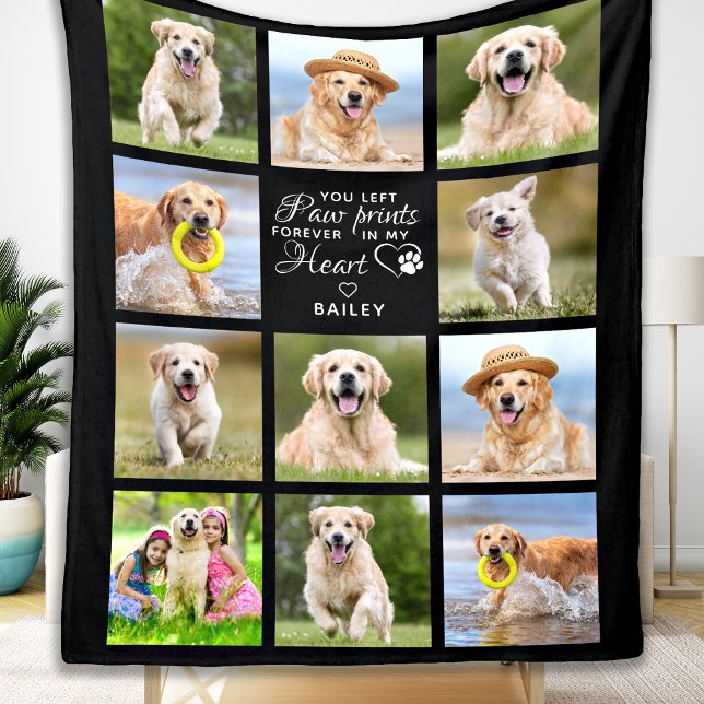 Personalized Pet Memorial Gift Pet Loss Keepsake  Fleece Blanket (Creator Uploaded)