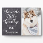 Personalized Pet Memorial Keepsake Photo