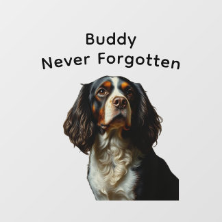 Personalized Pet memorial Window Cling