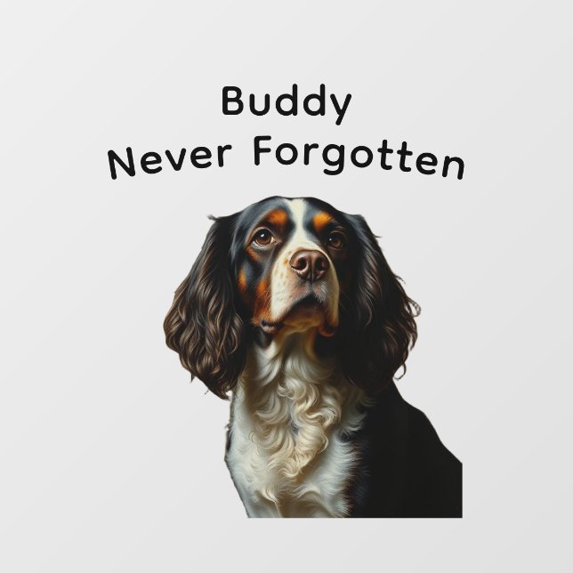 Personalized Pet memorial  Window Cling (Sheet)