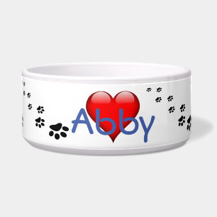 Personalized Pet Nam Paw print Pattern
