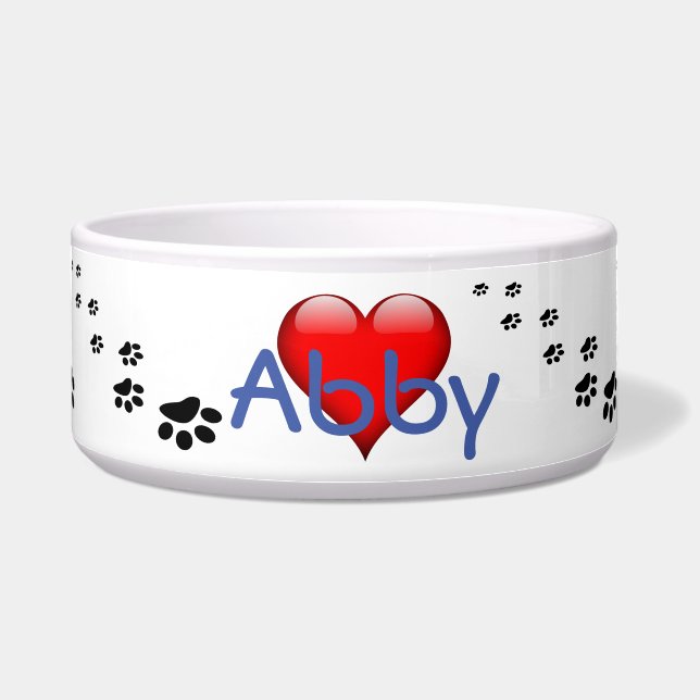 Personalized Pet Nam Paw print Pattern (Front)