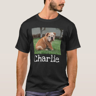 Personalized Pet Name And Photo T-Shirt