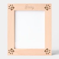 Personalized Pet Name Dog Hearts Paw Prints Custom